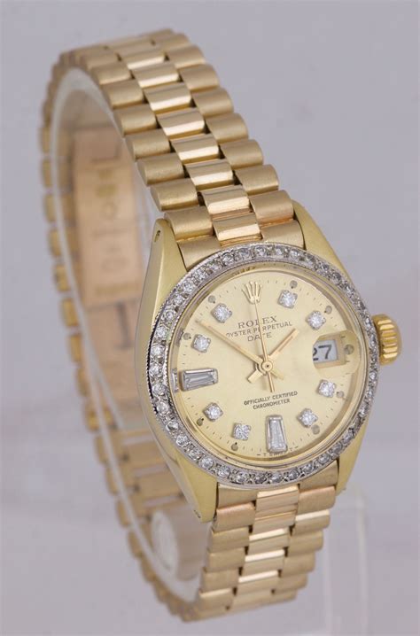 ladies gold rolex watch for sale|authentic ladies rolex watches.